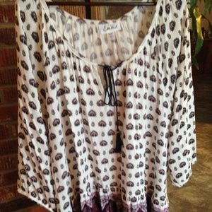 Simply Emma 3X Boho Print Tunic! Gorgeous!